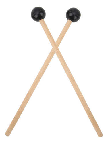 Baqueta 1 Par Lengua Tambor Mazo Palo Instrument