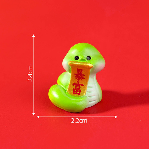 Djzh Sroje Figura De Serpiente En Miniatura De Resina De E