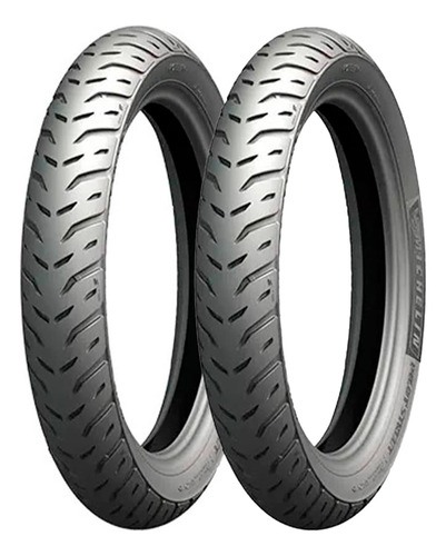 Jogo Pneu Moto Michelin Pilot Street2 80/100-18 +90/90-18 Tl