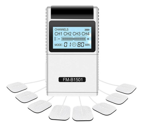 Masajeador Electronico De Pulso Electroestimulador Fm-b1501