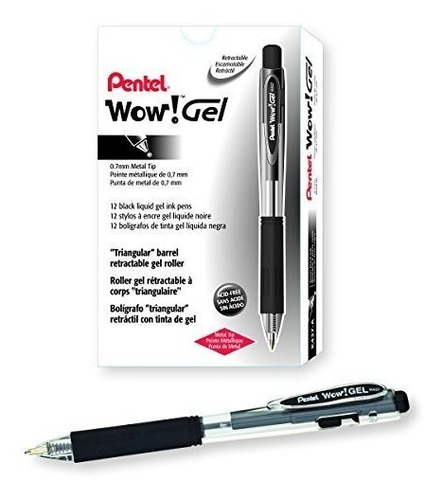 Bolígrafos De Tinta De Ge Pentel Wow! Retractable Gel Roller
