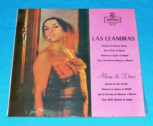 Las Leandras Alma De Dios Lírica Zarzuela Serrano Lp Vinilo