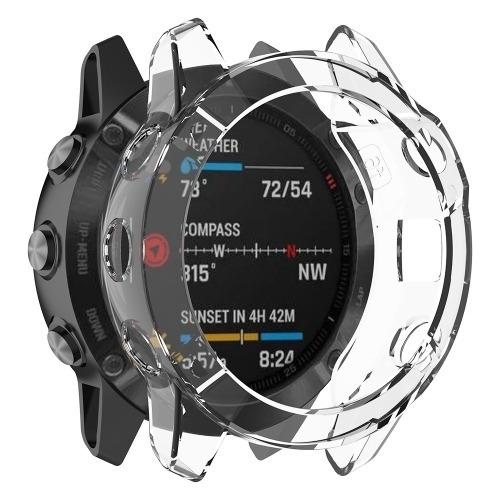 Para Garmin Fenix 6s Funda De Reloj De Gel De Sílice Tpu