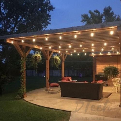 Imagen 5 de 10 de 10 Metros De Guirnalda De Luces Led Para Exterior Bar Oferta