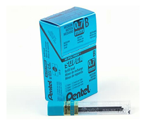 Pentel De México 50-b Mina Hi-polymer, B, 0.7 Mm,,, Pack