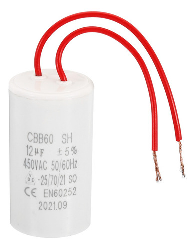 12uf Capacitor Para Ventilador 450v 2 Wires