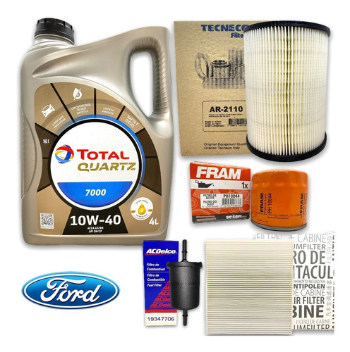 Kit Service Aceite Total + 4 Filtros Ford Focus 2 1.6 2.0