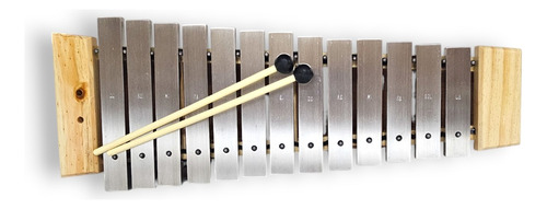 Metalofone Orff Soprano 13 Teclas - P2030 Vibratom Cor Madeira