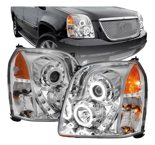 Faros Delanteros De Halógeno Para Gmc Yukon Xl 2007-2014 Ambos Lados