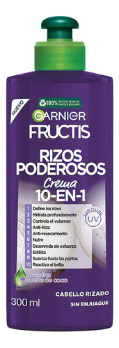 Crema Para Peinar Garnier Fructis Rizos Poderosos 300ml