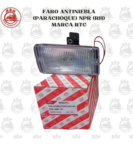 Faro Antiniebla (parachoque) Npr Fog Lamp-rh (marca Rtc)