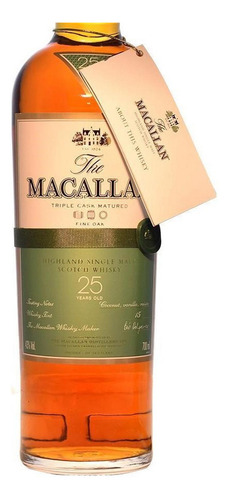 Pack De 2 Whisky The Macallan Single Malt 25 Años 700 Ml