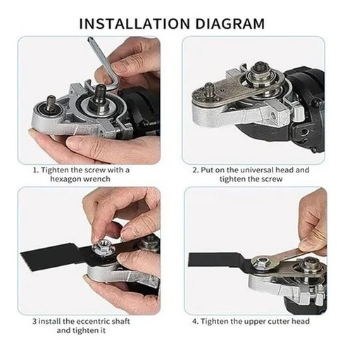 Juego De Adaptador De Amoladora Angular 13 Piezas Accesorios
