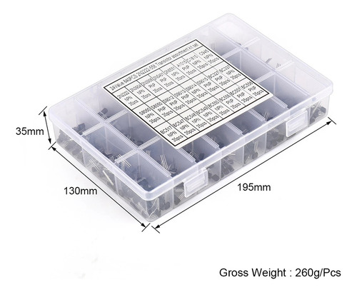 Kit De Absorção De Transistor Bc547 Transistor 3906 Tr