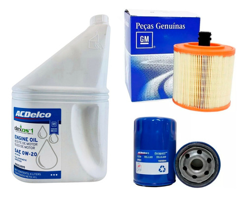 Kit Filtro Aire Aceite + 0w20 Chevrolet Cruze 1.4 2019 2020