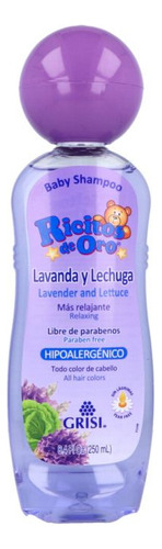 Baby Shampoo Ricitos De Oro Lavanda Y Lechuga Botella Con 25