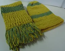 Comprar Set De Gorro Y Bufanda En Tejido Artesanal 