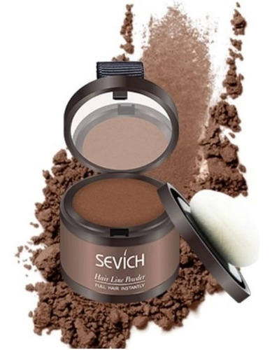 Imagen 8 de 10 de Sombra Sevich Cubre Canas Y Calvicie Barba Colores 4grs.