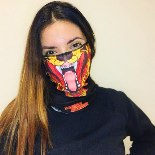 Cuello Mascara Pañuelo Termico Lycra Frio Samurai Warrior