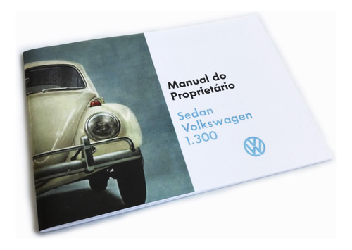 Manual Do Proprietário Vw Fusca 1968 + Adesivos