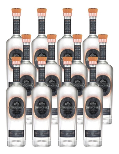 Tequila Tradicional Cristalino 750 Ml (12 Pack)