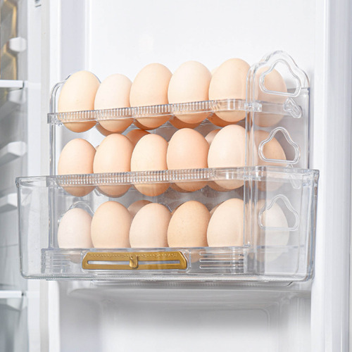 Caja De Almacenamiento Flip Box De 3 Capas Para Refrigerador