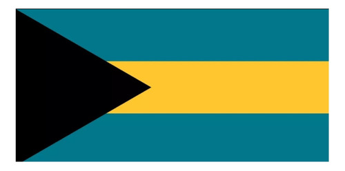 Bandera Bahamas 140 X 80cm En Tela De Buena Calidad