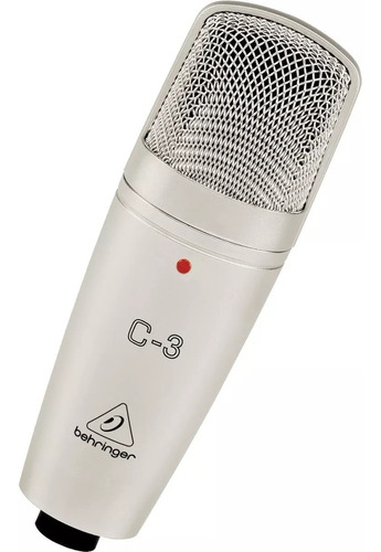 Micrófono Condensador Behringer C-3 + Cable Xlr + Garantía
