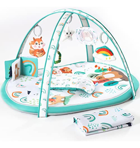Baby Play Gym, Ibabejoy Stage-based Play Gym With 2 Machine