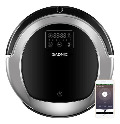 Aspiradora Inteligente Robot Trapeadora Gadnic + Control App