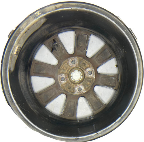 Roda Avulsa Aro 14 Fiat Palio Siena Liga Leve Com Detalhe Cinza-escuro (Usado)