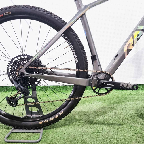 Bicicleta Aro 29 Rava Rage Carbon 12v Sram Tam. 19 Cinza