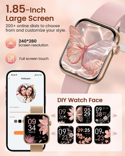Reloj Inteligente Para Mujer Con Función De Teléfono