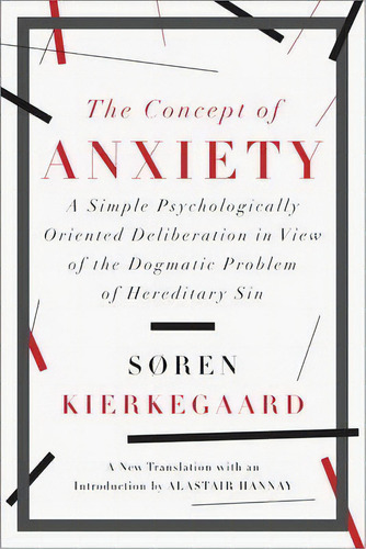 The Concept Of Anxiety, De Soren Kierkegaard. Editorial Gardners En Inglés