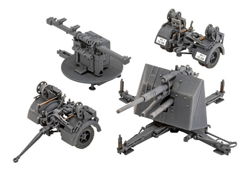 8,8 cm Flak 37 E SD. Ancho 202 — 1/72 Revell 03325 — 196 unidades