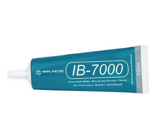 Cola Adesiva Multiuso Transparente Implastec Ib-7000 110ml