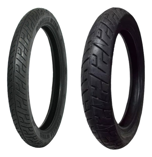 Par Pneu Cbx 200 Strada 100/90-18 + 275-18 Mt65 Pirelli