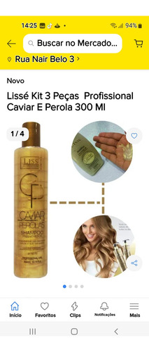 Kit Caviar Com Perolas Lisse