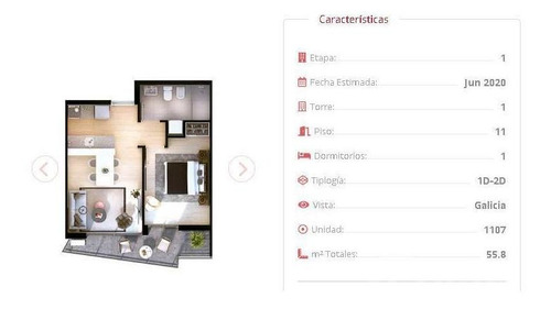 Vendo Apartamento 1 Dormitorio, Entrega 03/2021, Centro