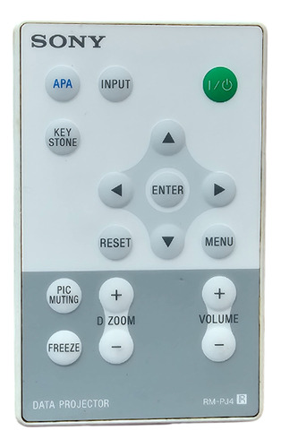 Control De Proyector Sony Rm-pj4 (Usado)