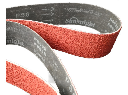 Pack 4 Bandas Lija 75x2000. Ceramica, Zirconio, Estructurado