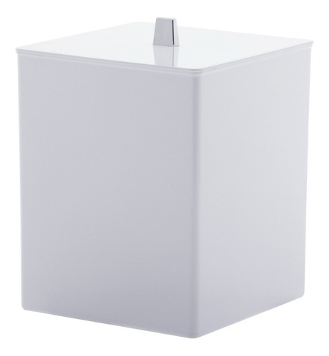 Papelera Blanca Quadratta Para Baño