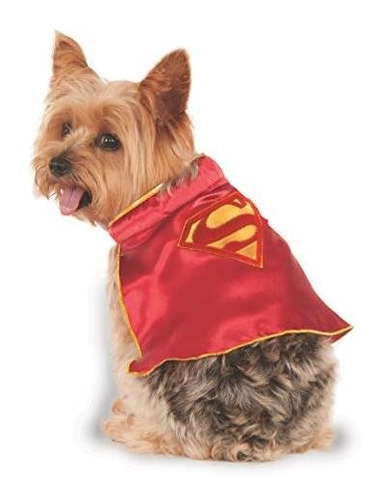 Capa Para Mascota Super Girl De Rubie's Costume Company Dc C