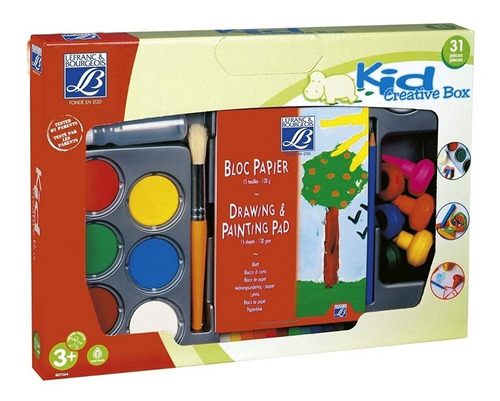 Set De Arte Infantil Lefranc & Bourgeois Kid Creative Box 