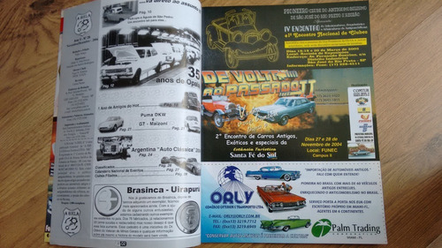 Revista A Biela 29 Carros Clássicos Opala Automóveis N447