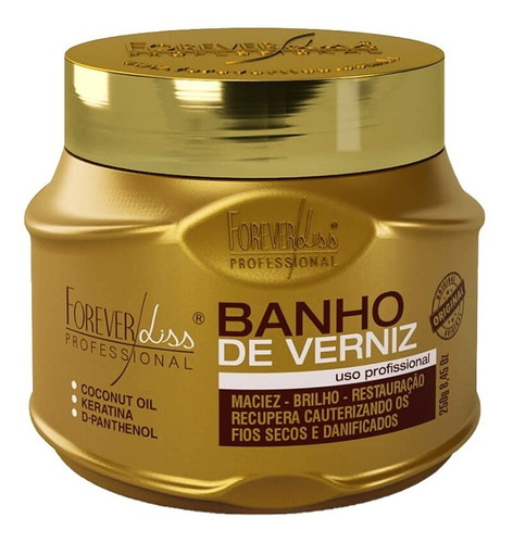 Imagem 3 de 7 de Forever Liss Kit Completo Banho De Verniz Com Máscara 250g
