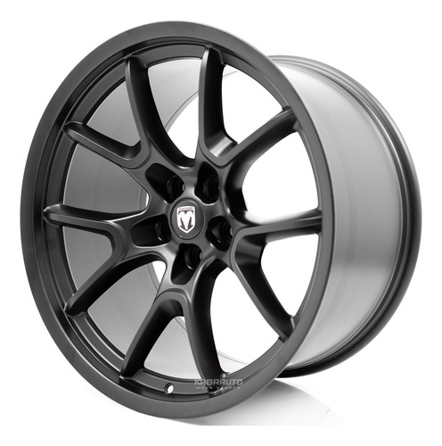 Rodas 20 Concavas Chrysler 300c Challenger 5x115 Duas Talas Cor Preto
