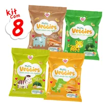 Comprar Kit 8 Und Mini Veggie Snack Integral Todos Os Sabores - 18g