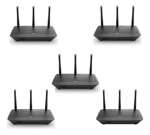 Kit 5 Router Linksys Max-stream Mod.7430/doble-banda/gigabit