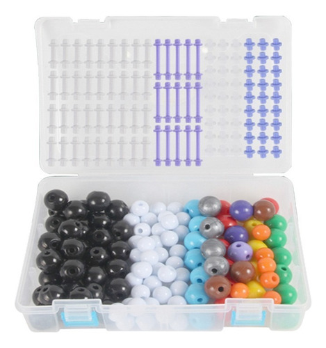 189 Pzs Kit Modelo De Estructura Molecular Atómica Química